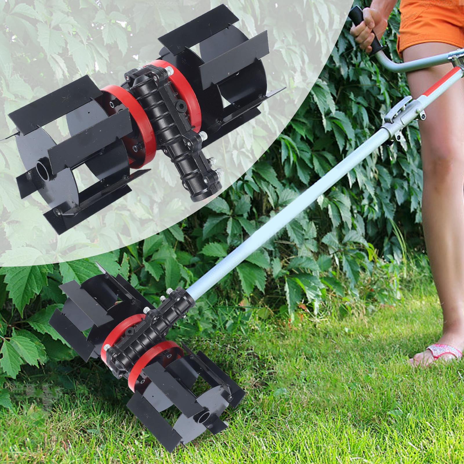 Arado Para Cortacésped Accesorio Cultivador | Accesorios de Jardinería para Usuarios Exigentes Principiantes Hogares Empresas Jardín Paisajismo