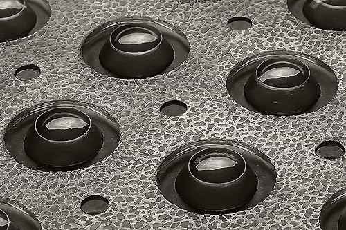 Miniatura 17 de Alfombrilla para bañera (largo, extra larga), Vinilo, Amarillo opaco., M Amarillo opaco,Aqua opaco (azul-verde),Azul claro opaco,Turquesa opaca