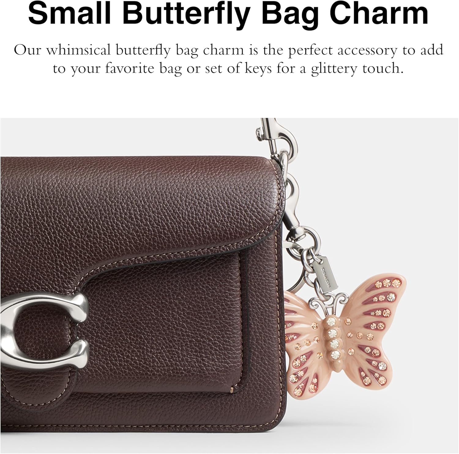 Small Butterfly Bag Charm - Image 2