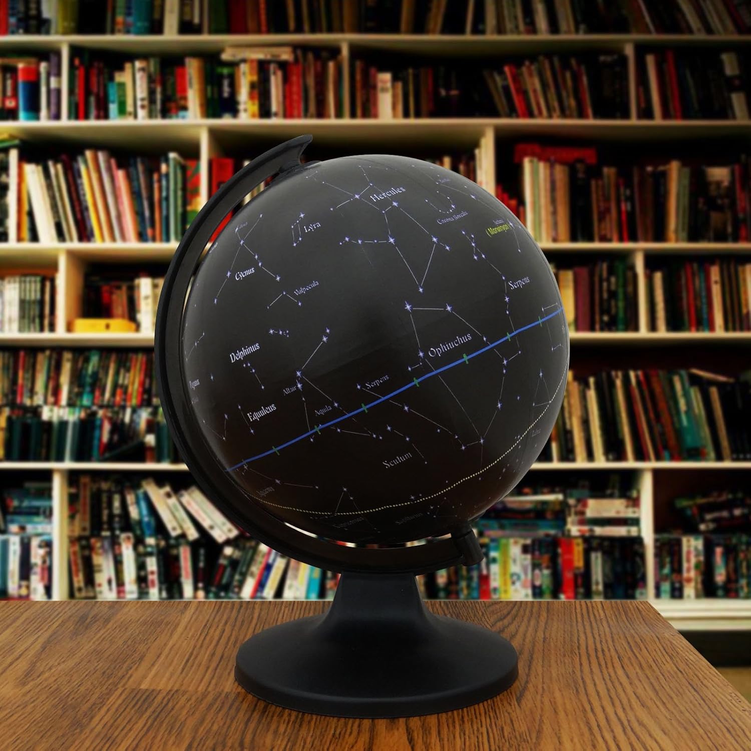 Uniworld Décorative Desktop Rotating Globe Constellation Stars Globes Table Décor 11.3"