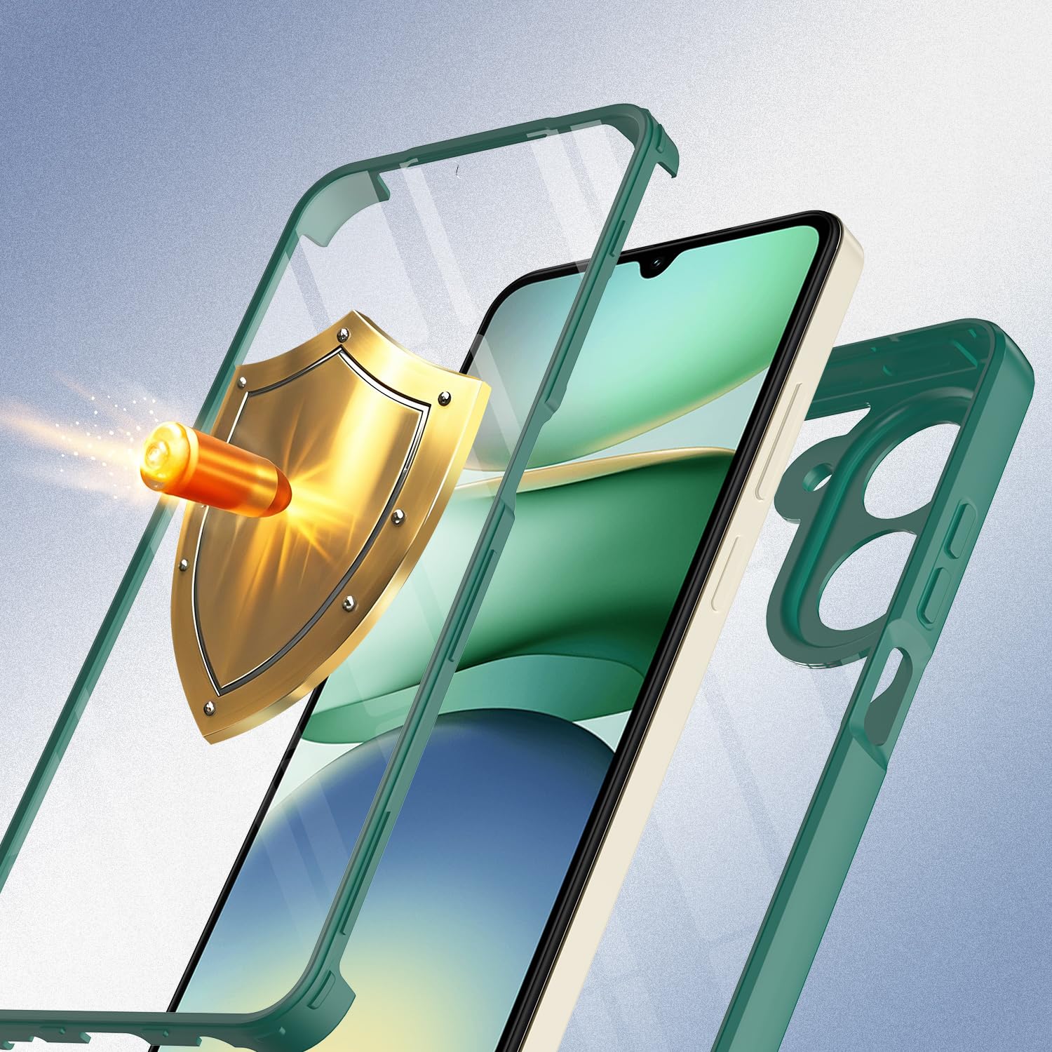 Coque Complète Honor 400 Pro 5G - Protection 360°, Transparente, Avec Verre Trempé Caméra
