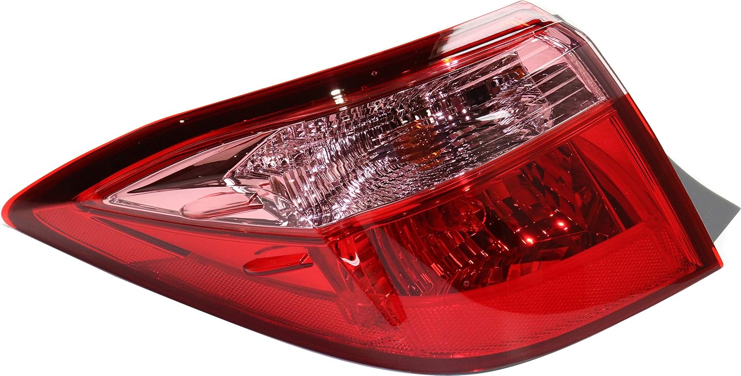 Compatible with 17-19 Corolla 1.8L Rear Outer Taillight Taillamp Tail Light Brake Lamp with Bulb Left Driver Side