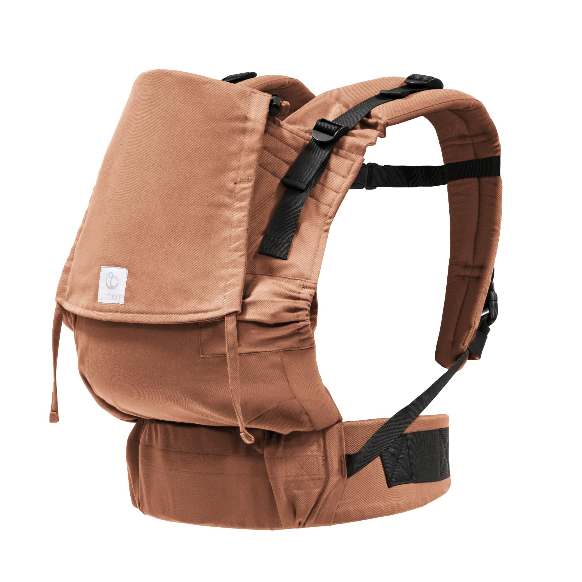 Stokke Limas Carrier Flex, Terracotta (OCS), Full-Buckle Baby Carrier, Three Carrying Options
