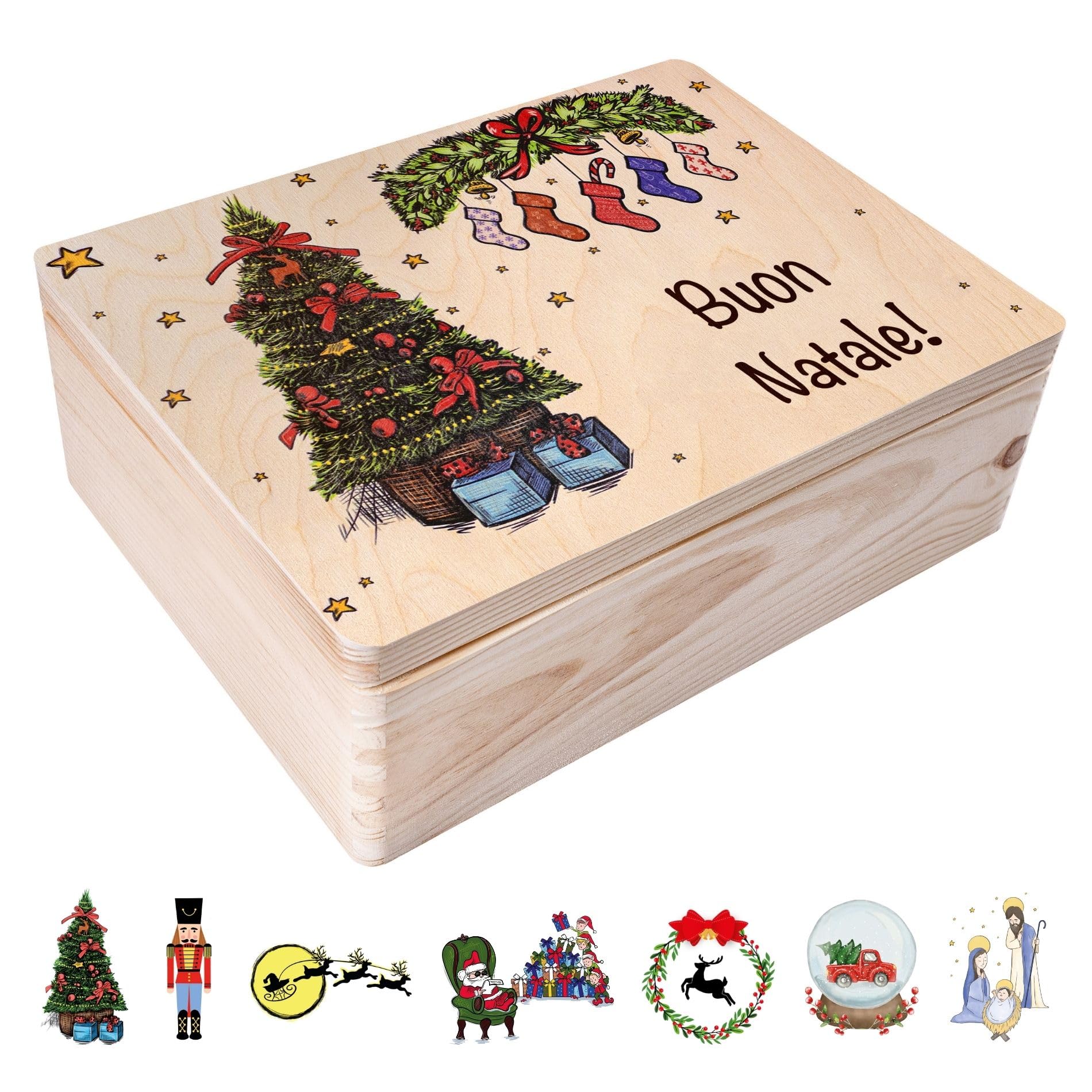 Pallina Di Natale In Legno Sagomato Personalizzata - Foto 5