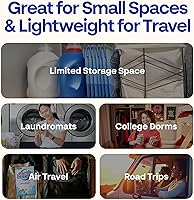 Vista 7 de Earth Breeze Hojas de detergente para ropa con aroma fresco, 60 cargas, jabón ecológico sin líquido, apto para viajes para ciclos fríos y calientes