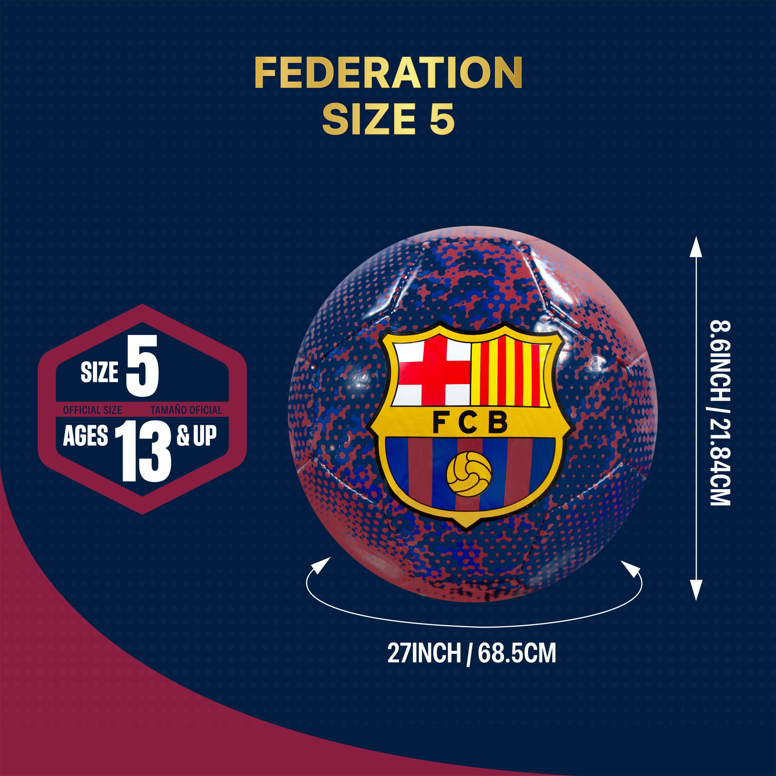 Amazon | Icon Sports 公式ライセンスFCバルセロナサッカーボール