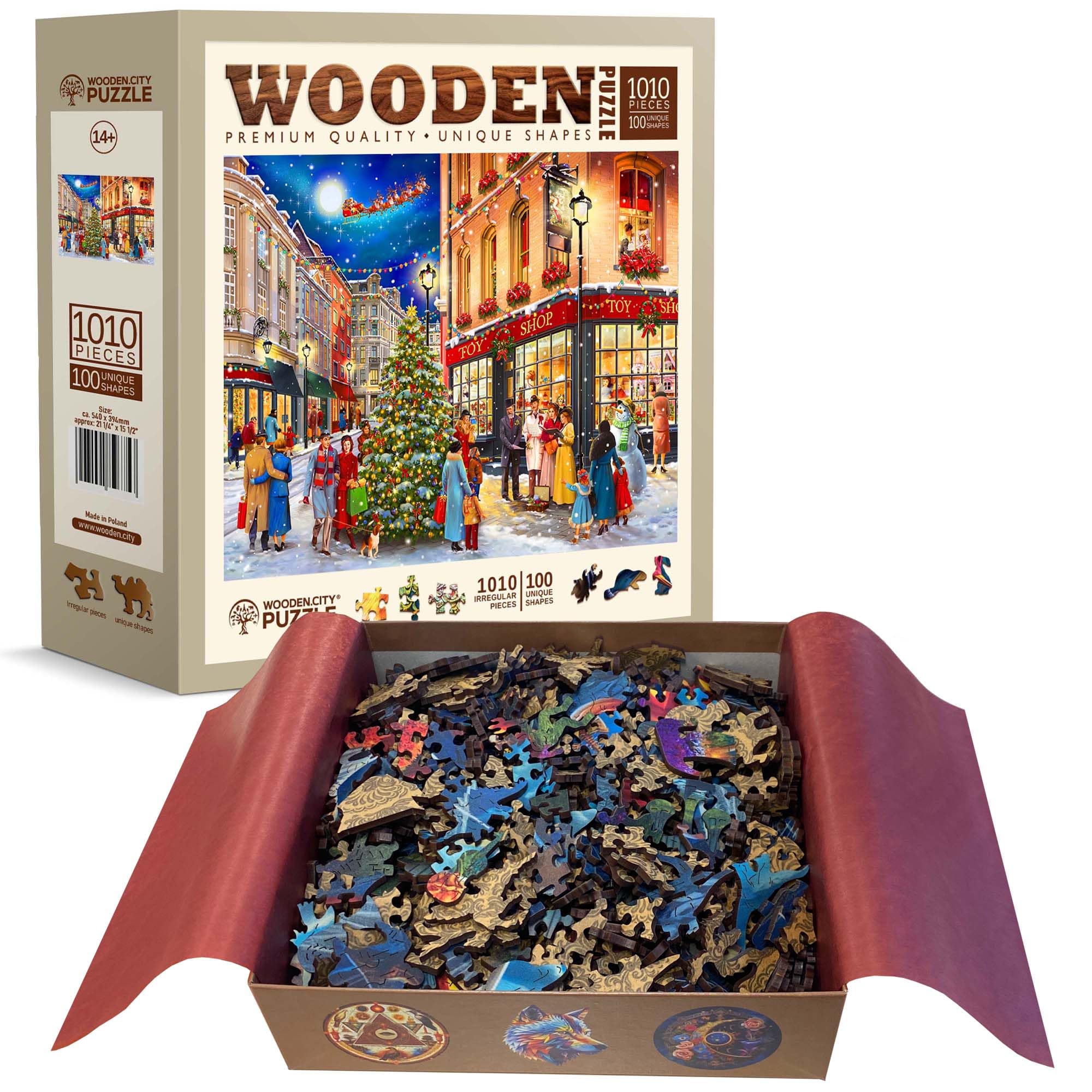Wooden.City Puzzle en Bois - Puzzles De Jigsaw Inhabituels Uniques avec des Pièces en Forme d'animal - Puzzle De Mosaïque Difficile pour Enfants Et Adultes - Puzzles De Jigsaw