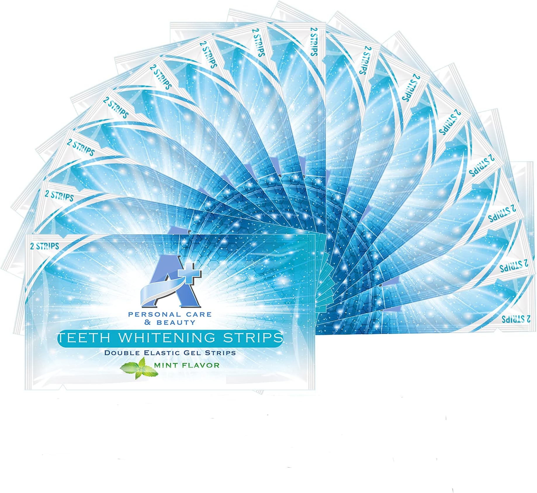 Teeth Whitening Strips Sensitive Advanced Professional Home Use Enamel Safe 14 Days Tooth Whitener Whiter Brighter Gel UK