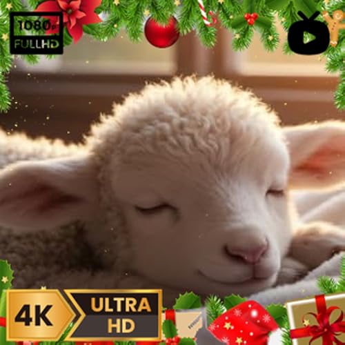 Sleeping Lamb Lullaby 4K: Adorable Asleep Sheep & Soothing Meadow Ambiance for Fire TV & Fire Tablet