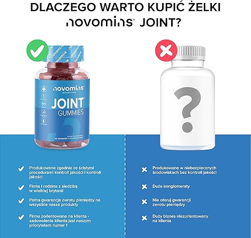 Miniatura 7 de Novomins Gomitas para articulaciones  Gomitas de glucosamina y condroitina  Gomitas de apoyo a la salud de las articulaciones  Suplemento masticable