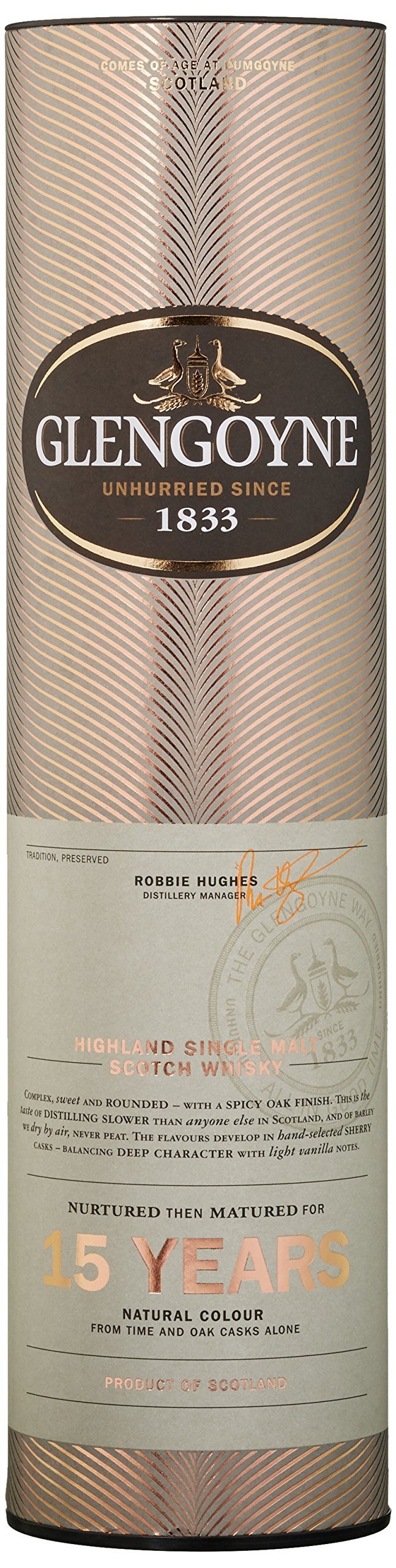 Glengoyne Highland Single Malt 15 Years (1 x 0.7 l)