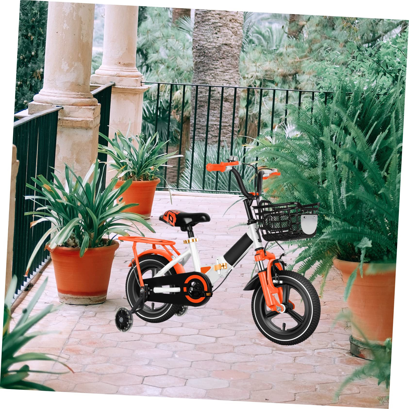 Roues D'entraînement De Vélo Balancier Enfant Vélos Électriques pour Adultes Roues Auxiliaires De Vélo Roues D'entraînement Silencieuses Vélo pour Tout-Petits Black PU
