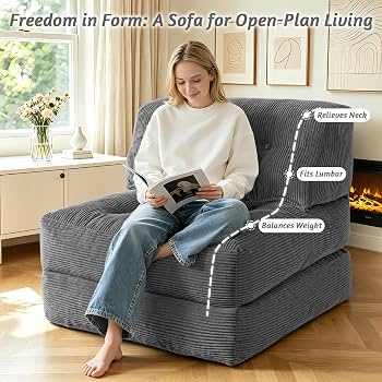 Amazon.com: HABUTWAY Folding Sofa Bed,3-in-1 Convertible Sleeper