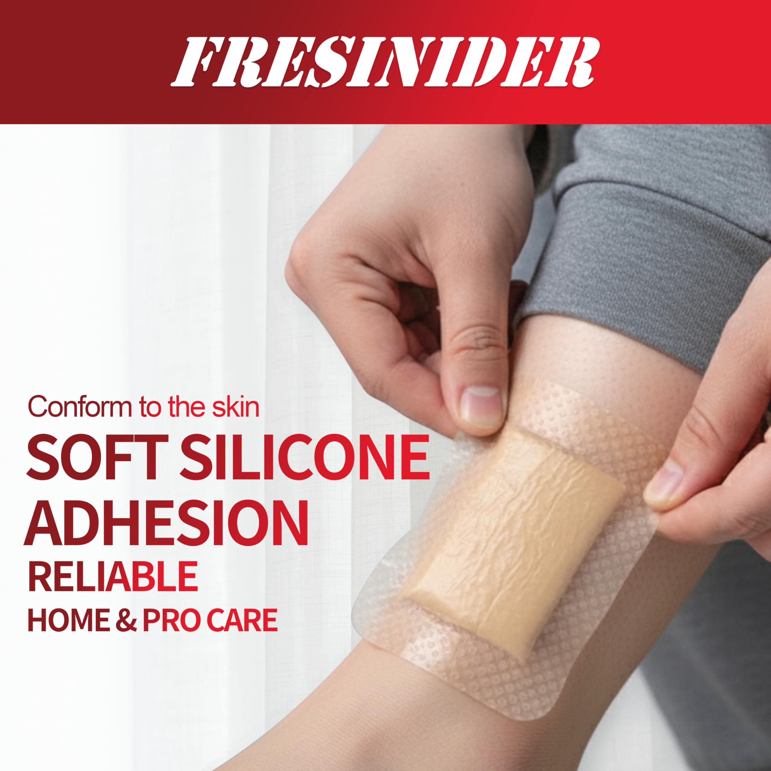Silicone Wound Dressings - Waterproof & Adhesive -6