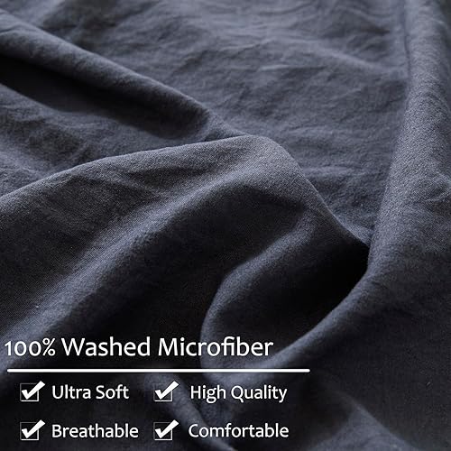 Miniatura 137 de Blue Body Pillow Cover Shabby Chic Long Pillow Case Cover Navy Blue Pom Poms Fringe Body Pillow case with Pocket Closure 20x54 inches(Body,Navy Blue)