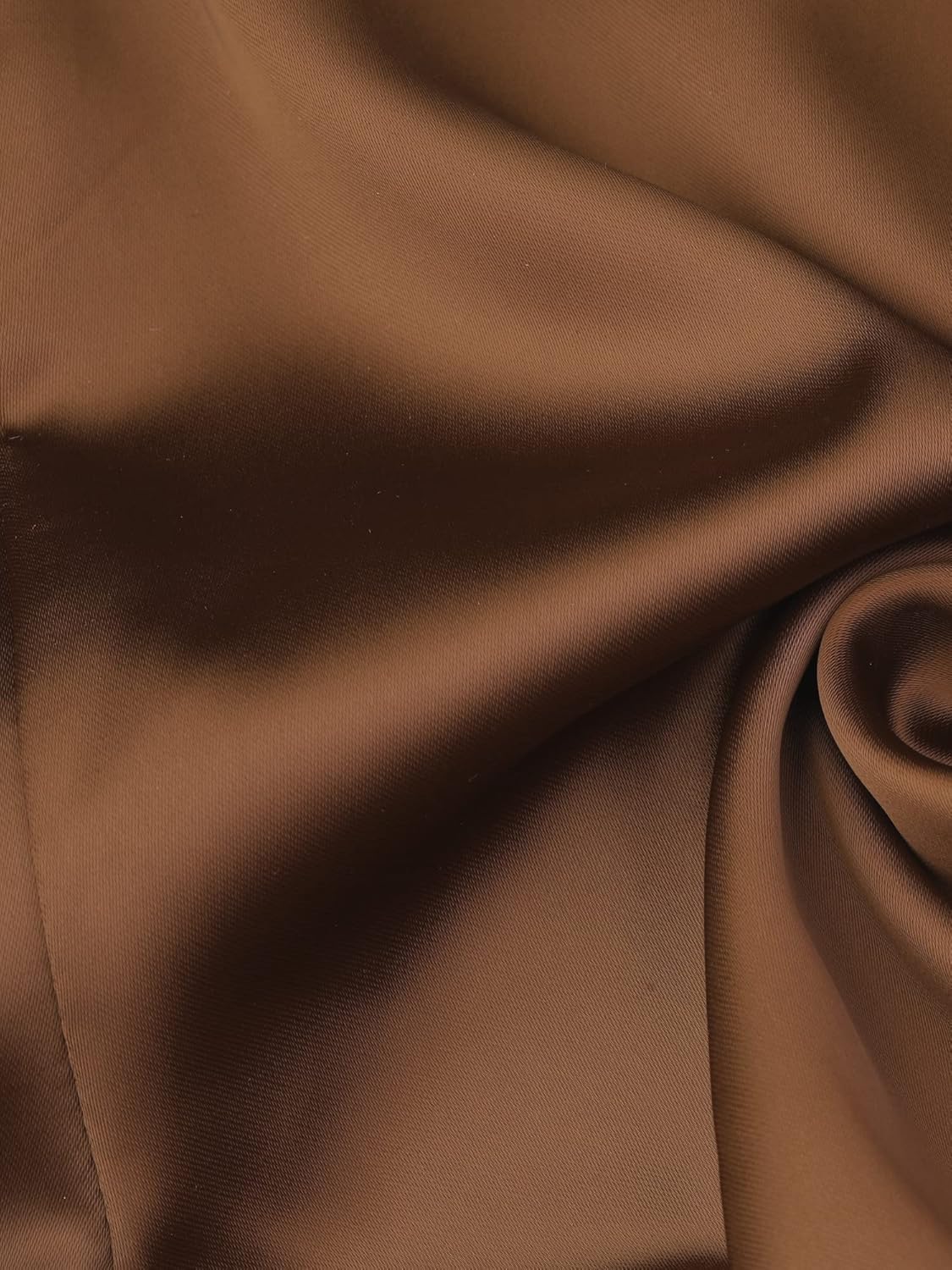 Allegra K Women's Satin Pants Tie Elastic High Waist Shiny Silky Dressy Satin Cargo Joggers - Image 5