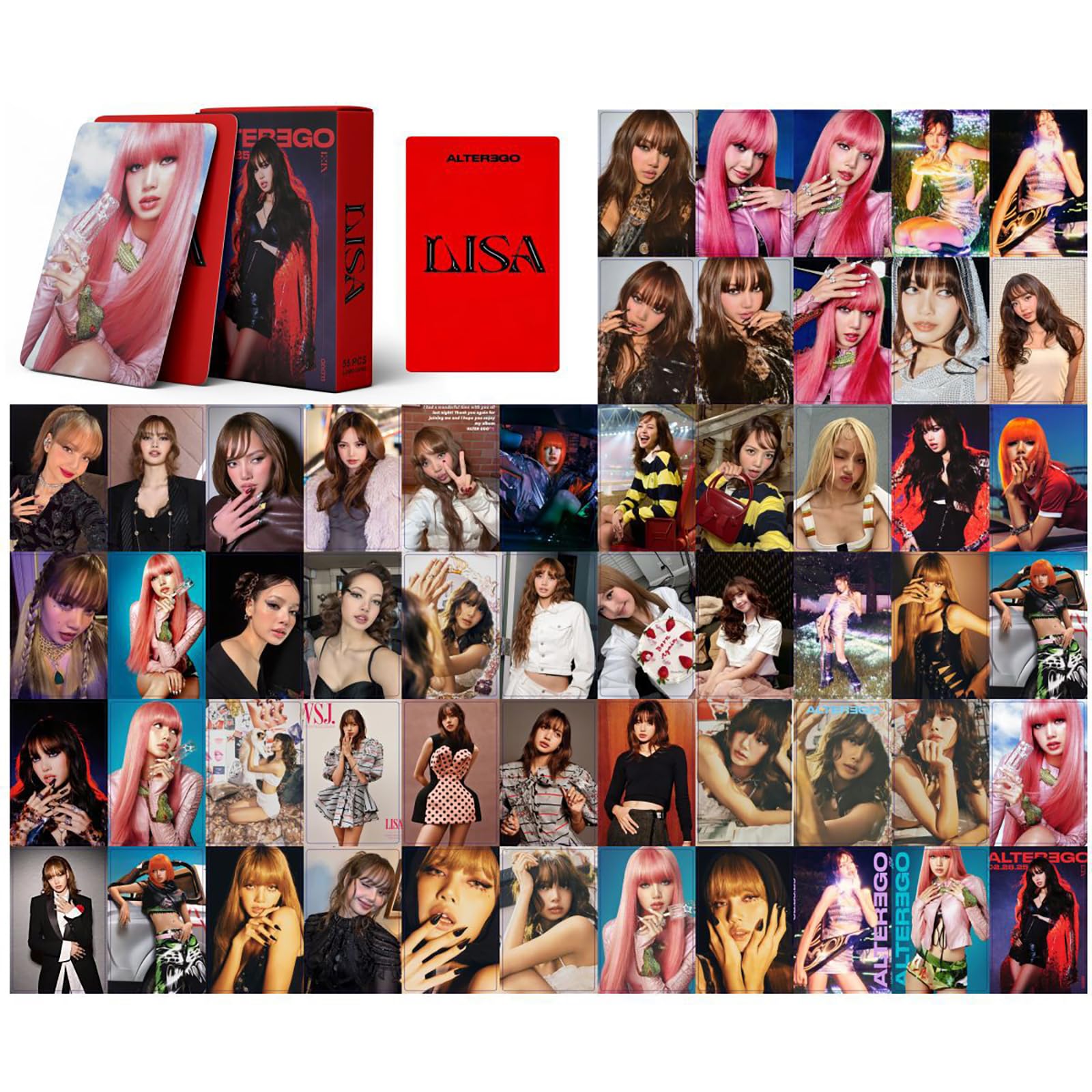 PJSTUG Blackpink Kpop Card Set - 220 Pieces Blackpink Photocard