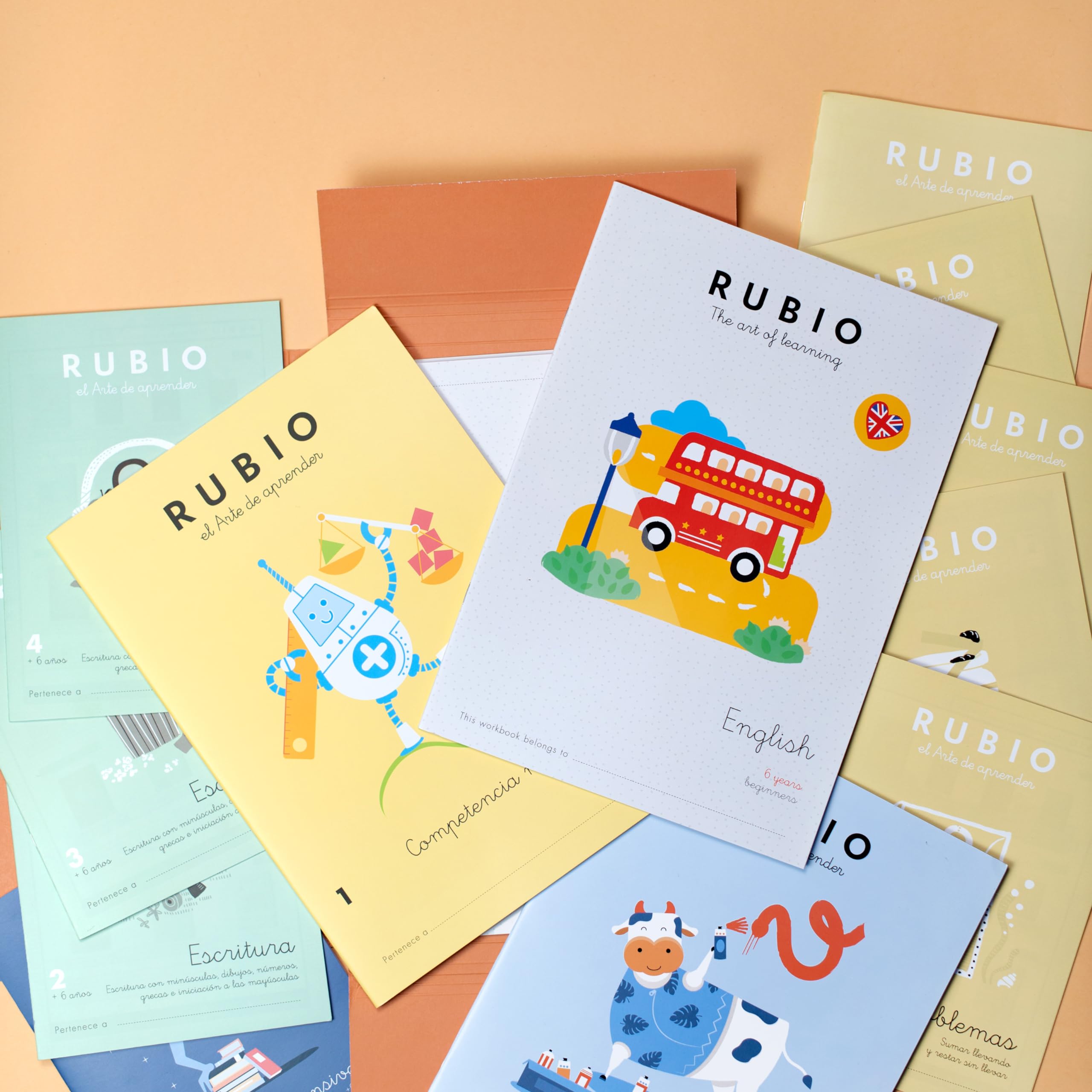 Pack de cuadernos 1.º de Primaria (+6 años)