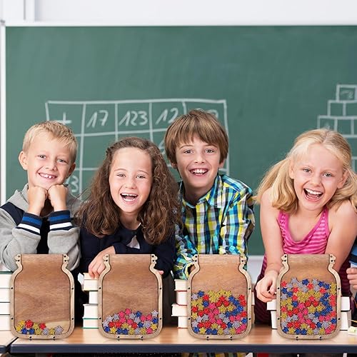 Miniatura 5 de Treela Tarro de recompensa de 13 x 10 pulgadas para niños, tablero de anuncios, juego de tablas de recompensas para niños pequeños, recompensa de