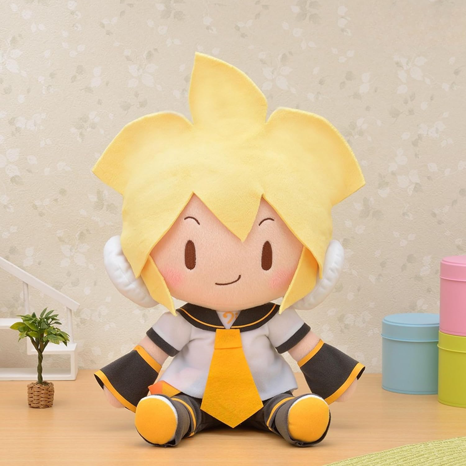 初音*ミクシリーズ ふわぷち メガジャンボぬいぐるみ“鏡音*リン” “鏡音*