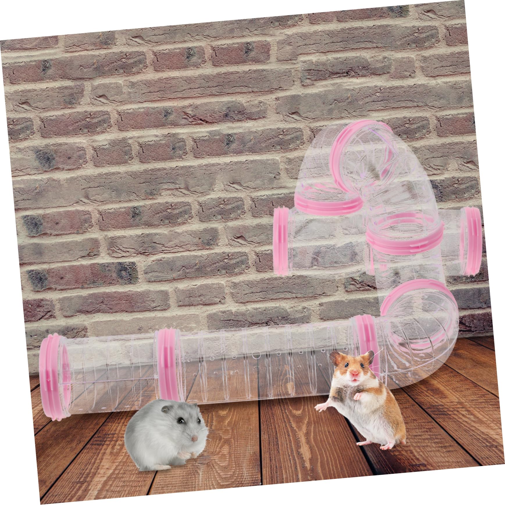Hamsterröhren für Selbstgemacht Verbindungstunnel im Käfig, 2 Stück-Pack