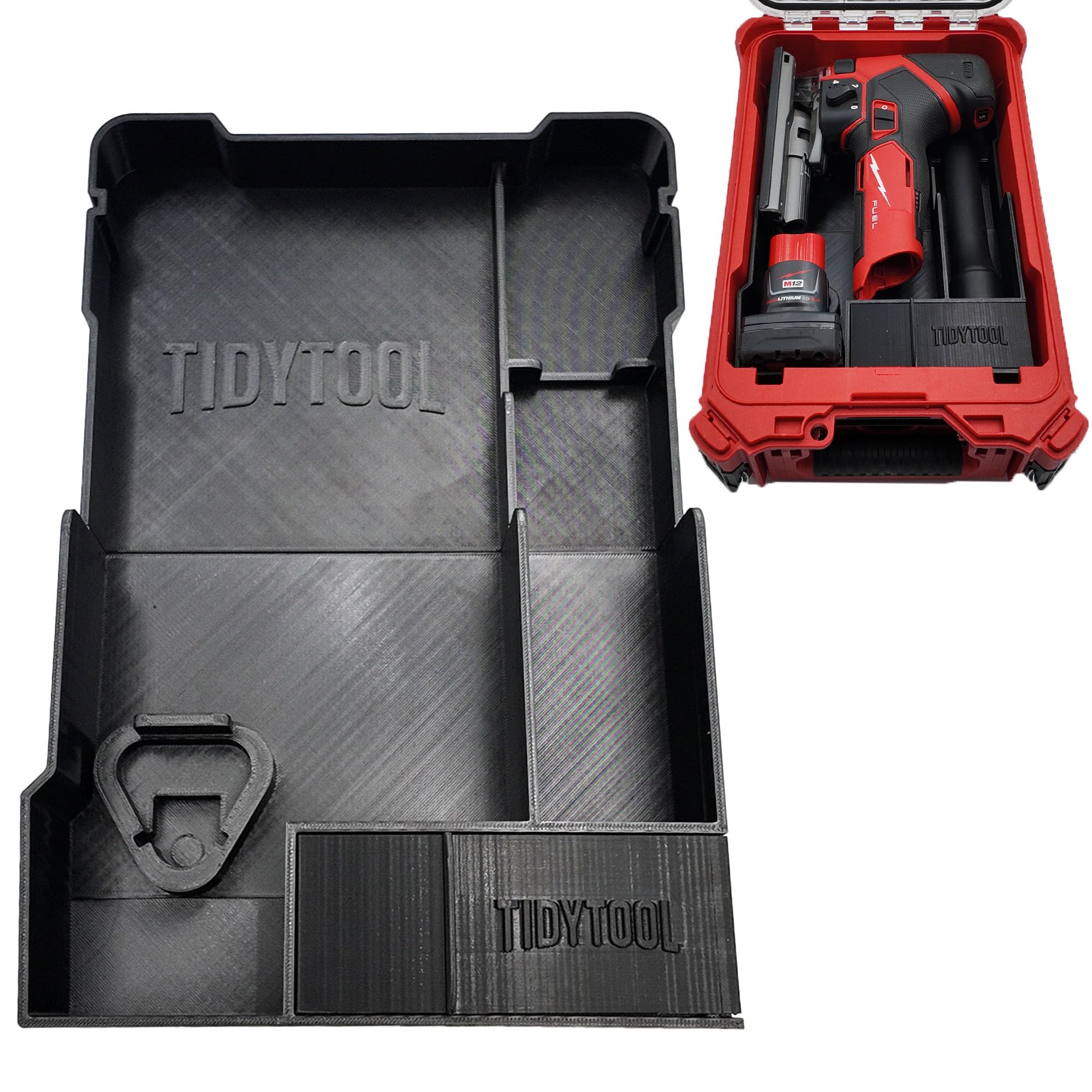 Tidy Tool M12 Jigsaw Insert and Liner for Milwaukee Compact Organizer