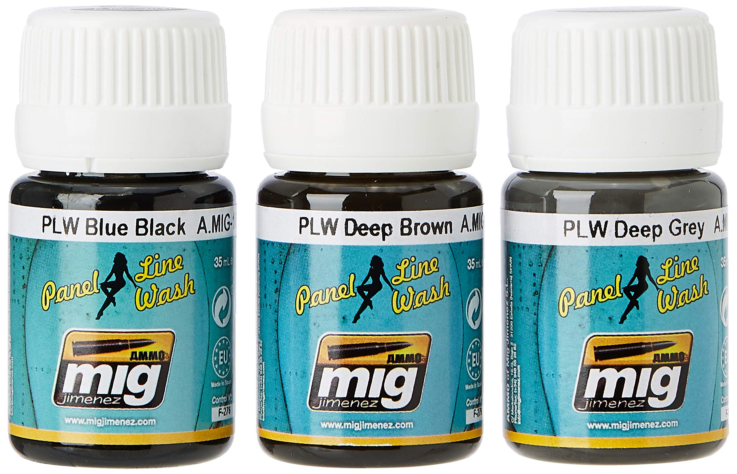 Ammo MIG-7423 Metallic Jets Airplane Weathering Set, Multi-Colour