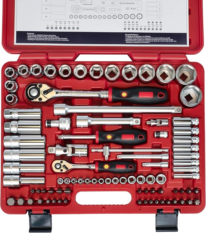Kit de Herramientas 87 Piezas GENIUS TOOLS AC-2487A miniatura 2