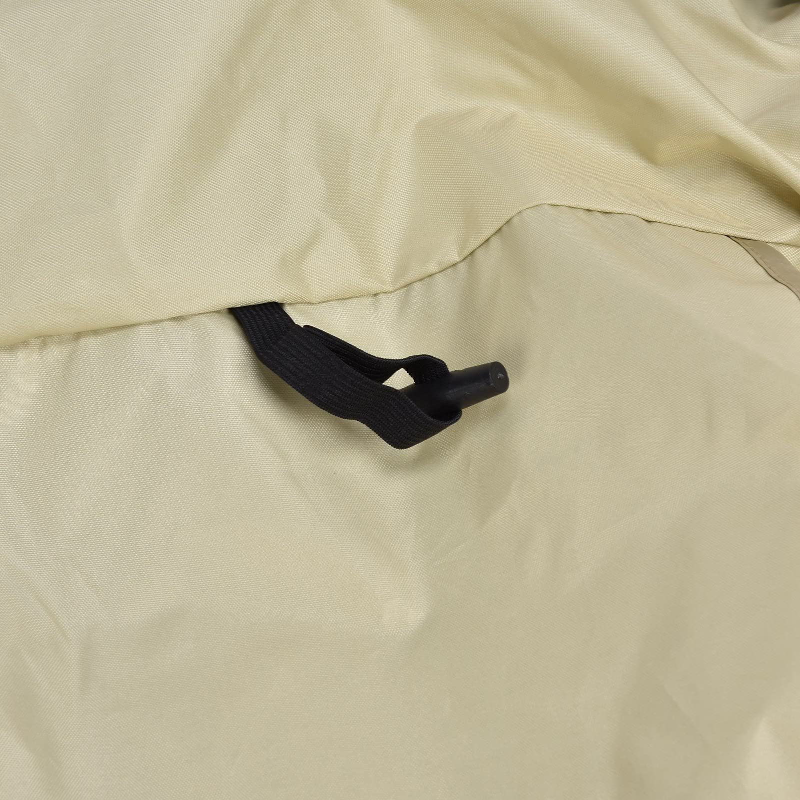 Cubierta para Jaula para Perros Al Aire Libre, Cubierta Duradera para Jaula para Perros, Tela Oxford 210D, Cubierta para Perrera para Mascotas, Parasol Impermeable, 31,1x20,9x20,0 Pulgadas(beige)