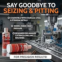 Vista 5 de Aceite de corte, fluido de corte de 8 onzas, fabricado en los Estados Unidos Aceite de corte para taladrar, roscar, fresar Líquido de grado