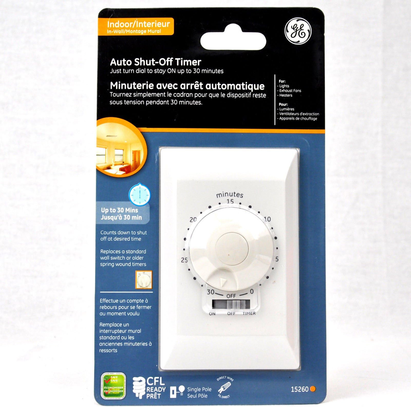 Pole In-wall 30 Minutes Motor Operated Timer