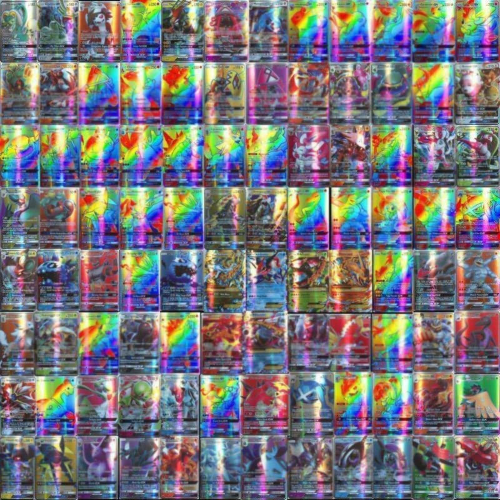 Amazon.com: YOMOCO 100 Collectible Cards,VMAX Anime Cards GX TAG Team Cards,Kids  Cartoon Playing Cards GX Trading Cards (100GX) : Toys & Games