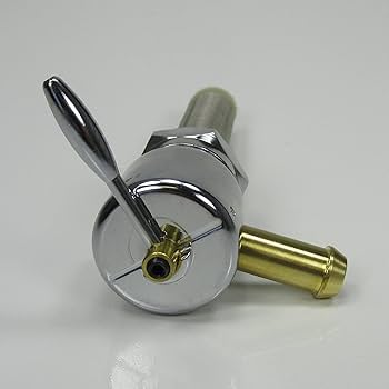 Amazon.com: Chrome 22mm HI-FLOW Petcock RIGHT SIDE 90 Degree