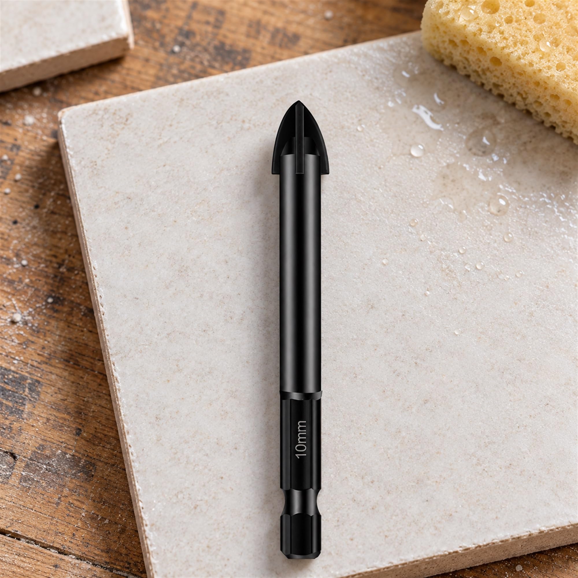 Carbide Drill Bit for Glass, Tile, Concrete and Wood, Hole Making Accessory for DIY Repairs and Renovation Projects