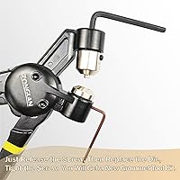 Vista 6 de Kit de herramientas para ojales, herramienta multiusos manual de mano, remache, prensa, alicates, 3 troqueles intercambiables con 900