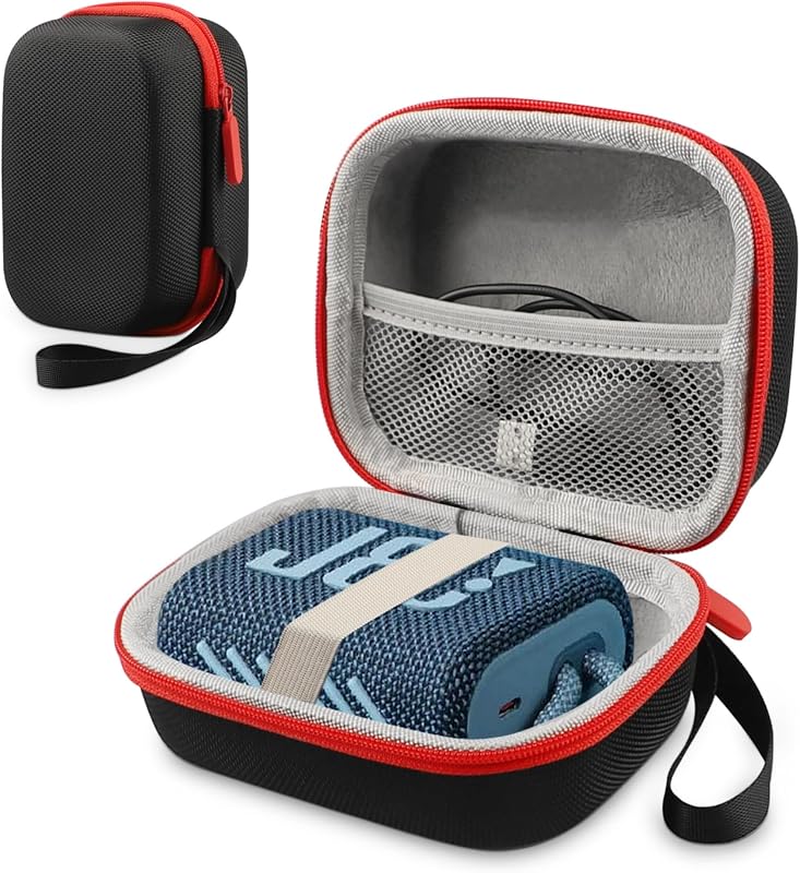 Case Compatible with JBL Go 4 and JBL Go 3 / JBL Go 3 Eco Ultra-Portable Bluetooth Speaker, Waterproof and Dustproof Protective Skin Case