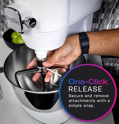Miniatura 9 de GE Profile Batidora de pie inteligente con escala inteligente integrada y tecnología de detección automática, cuenco de acero inoxidable de 7