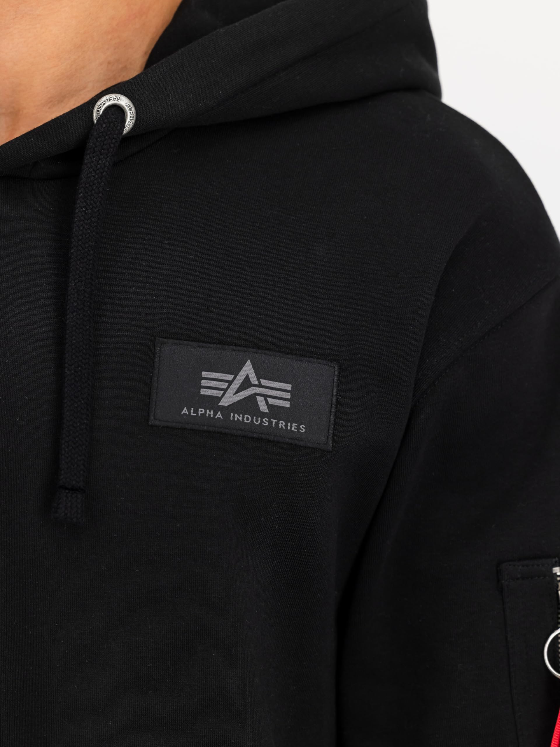 Alpha Industries Herren Backprint Mirror Camo Kapuzenpullover (1er Pack)
