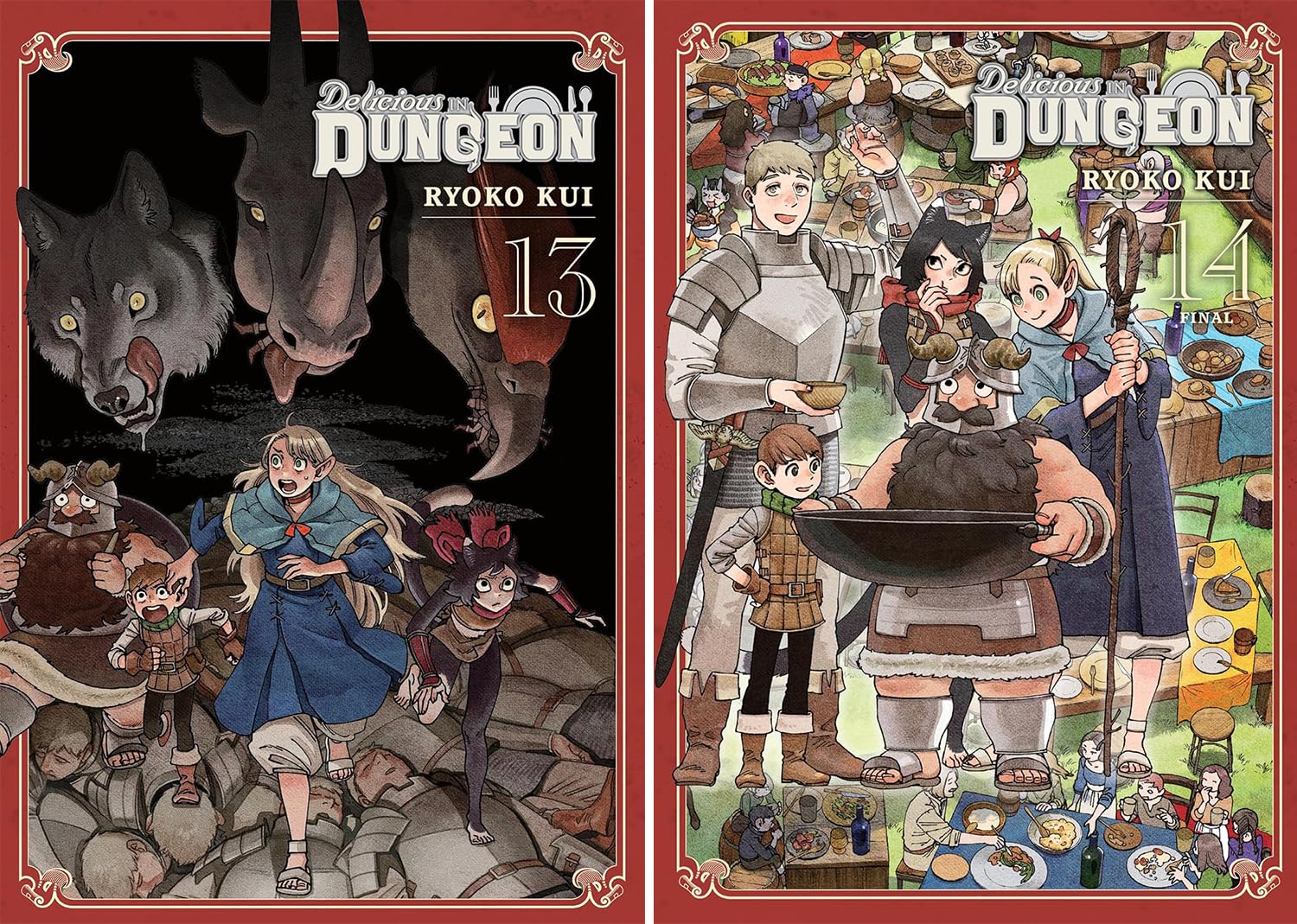 Set de Manga Delicious in Dungeon Vol. 1-14 de Ryoko Kui