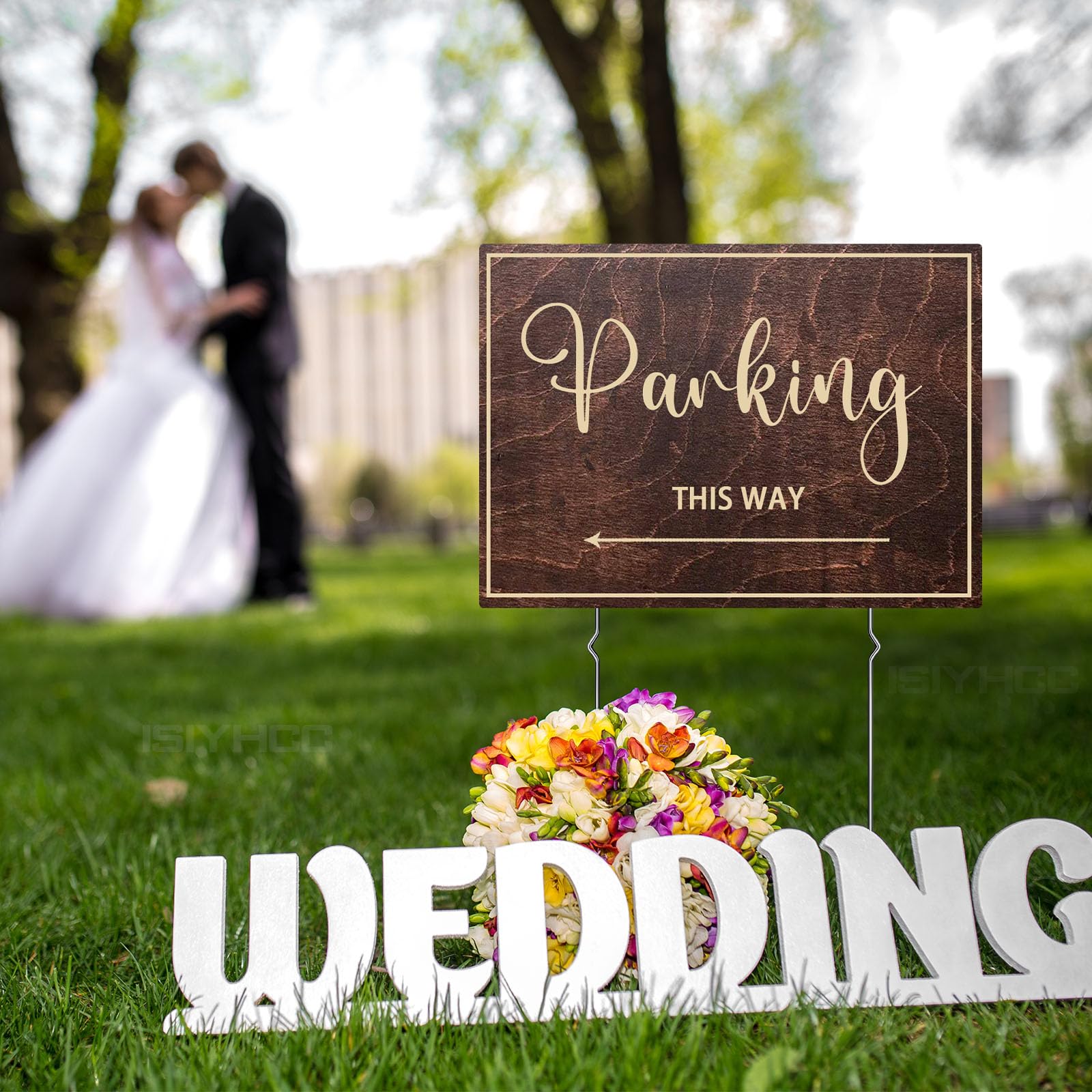 Cartel de boda de esta manera