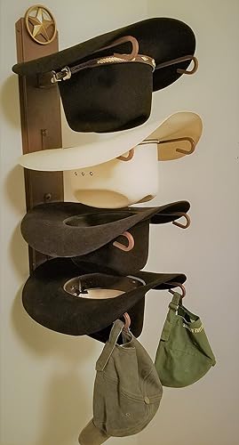 Soporte para sombreros de nivel de estrella solitaria clásico hecho en Estados Unidos CT