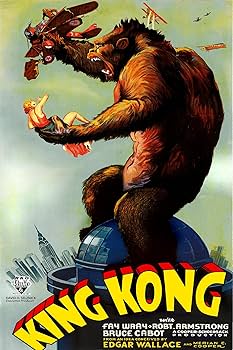 Amazon.co.jp: - キングコングヴィンテージ映画ポスター 3-11x17