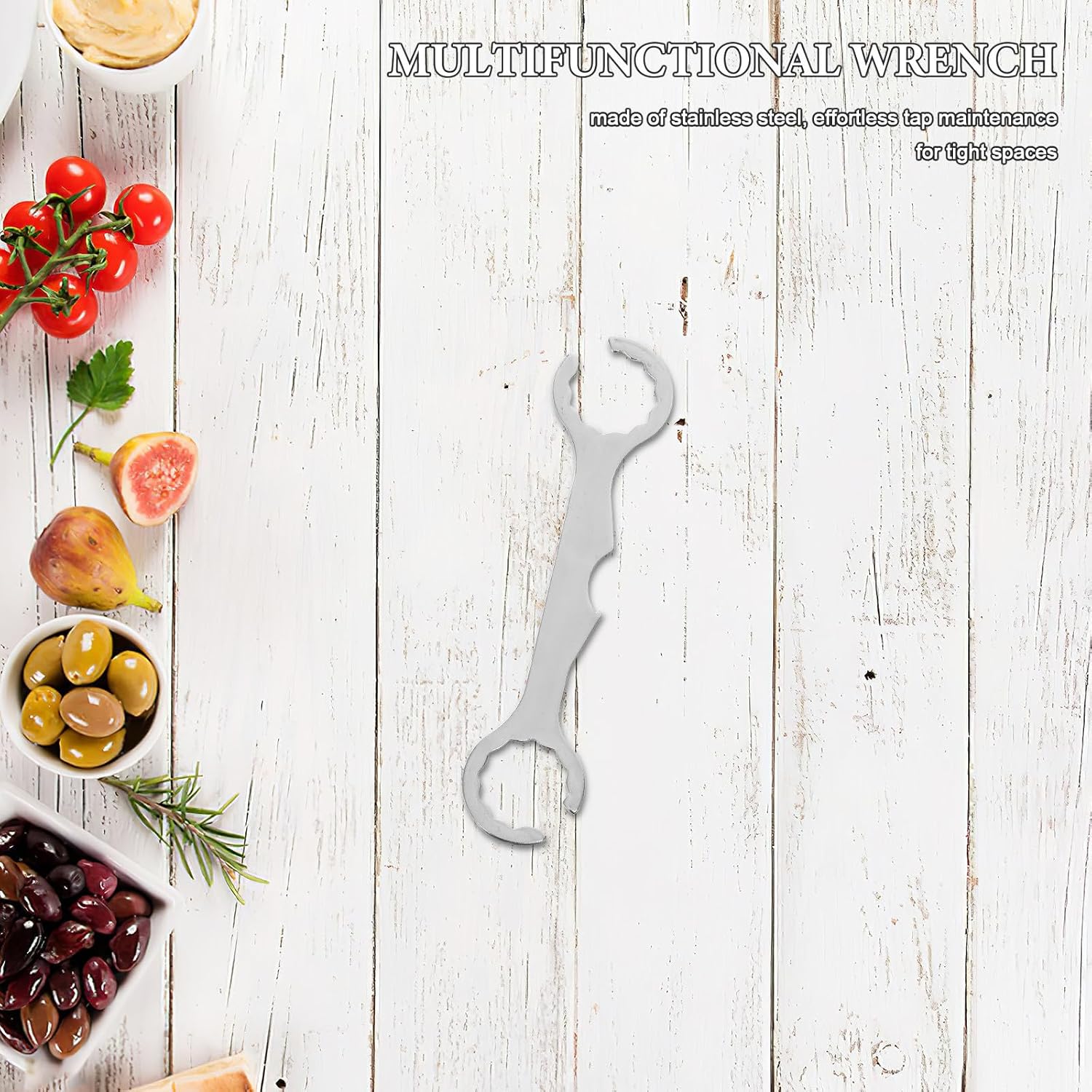 Stainless Steel Beer Faucet Wrench for Kegerators, Beer Fest Party