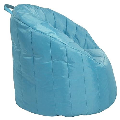 Miniatura 11 de Factory Direct Partners Cali Seashell - Puf con revestimiento duradero, funda de nailon Oxford con revestimiento duradero, asiento flexible para