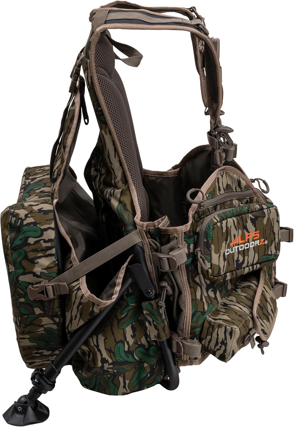 ALPS OutdoorZ Grand Slam Turkey Vest, Sit Anywhere Kickstand Removeable Frame and Memory Foam Seat