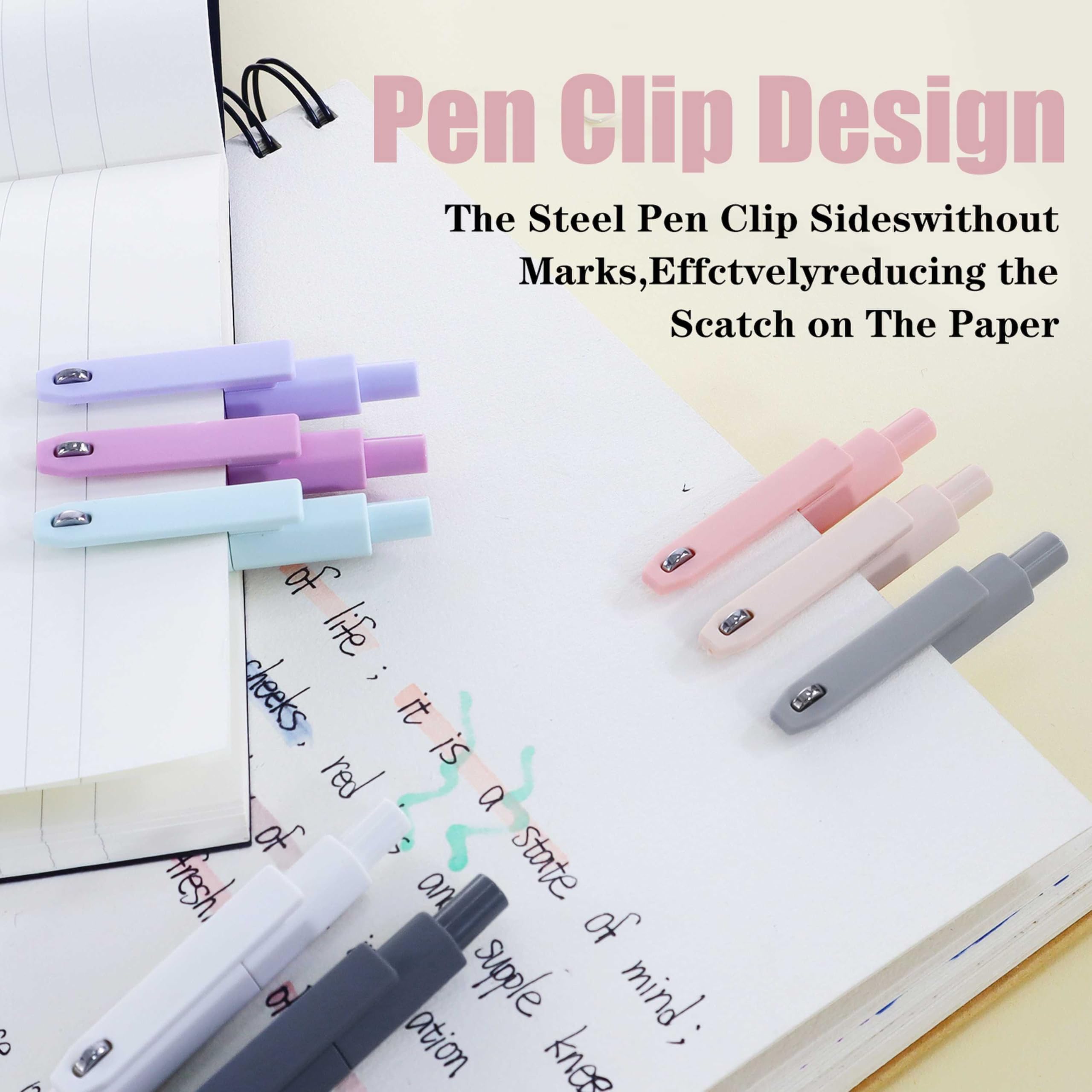 Vitoler Gel Pens 8 Pack Cute Morandi Colored Pens 0 5mm Smooth Writing Pens for Women Nurses Journaling — view 3