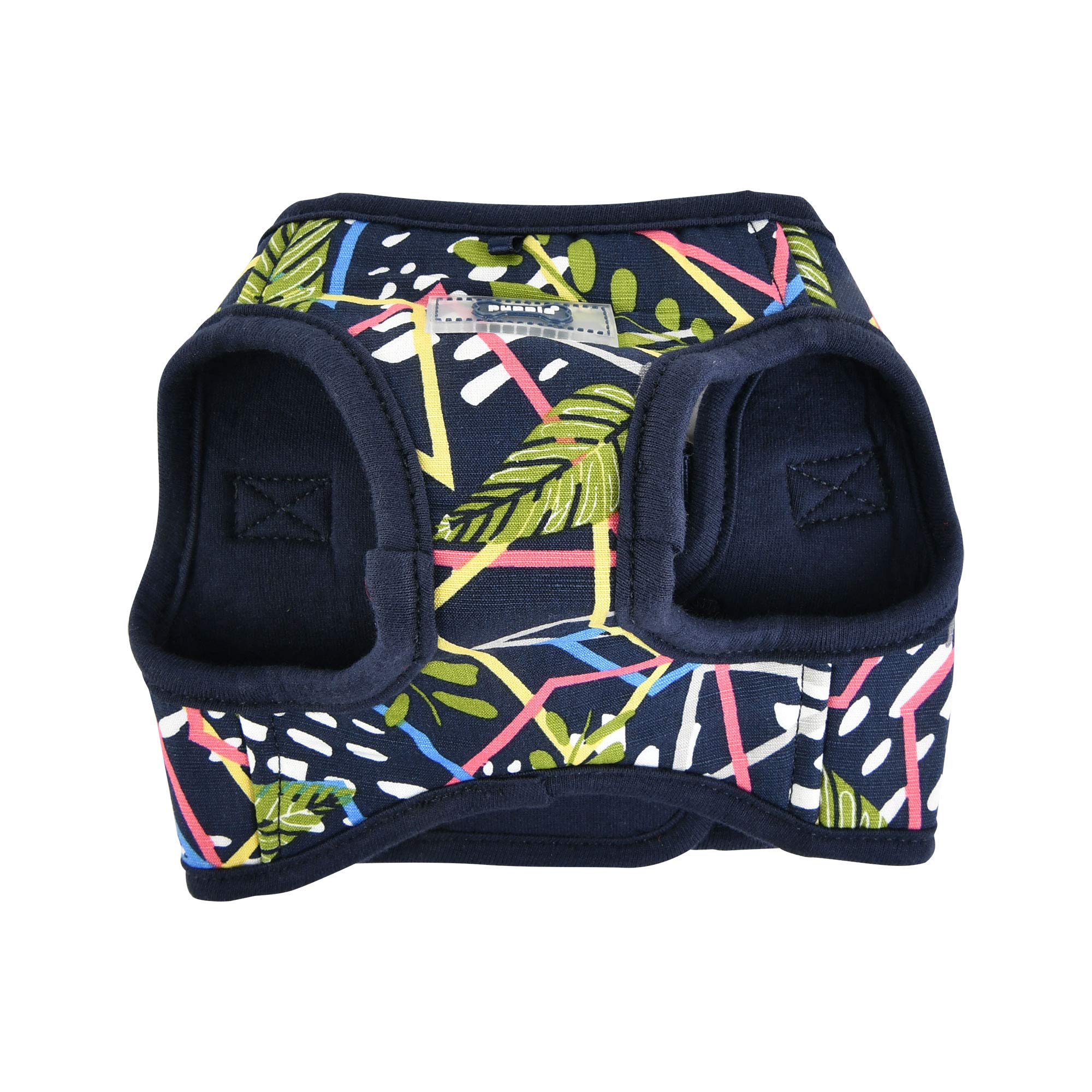 Puppia Harnais botanique B, bleu marine, L