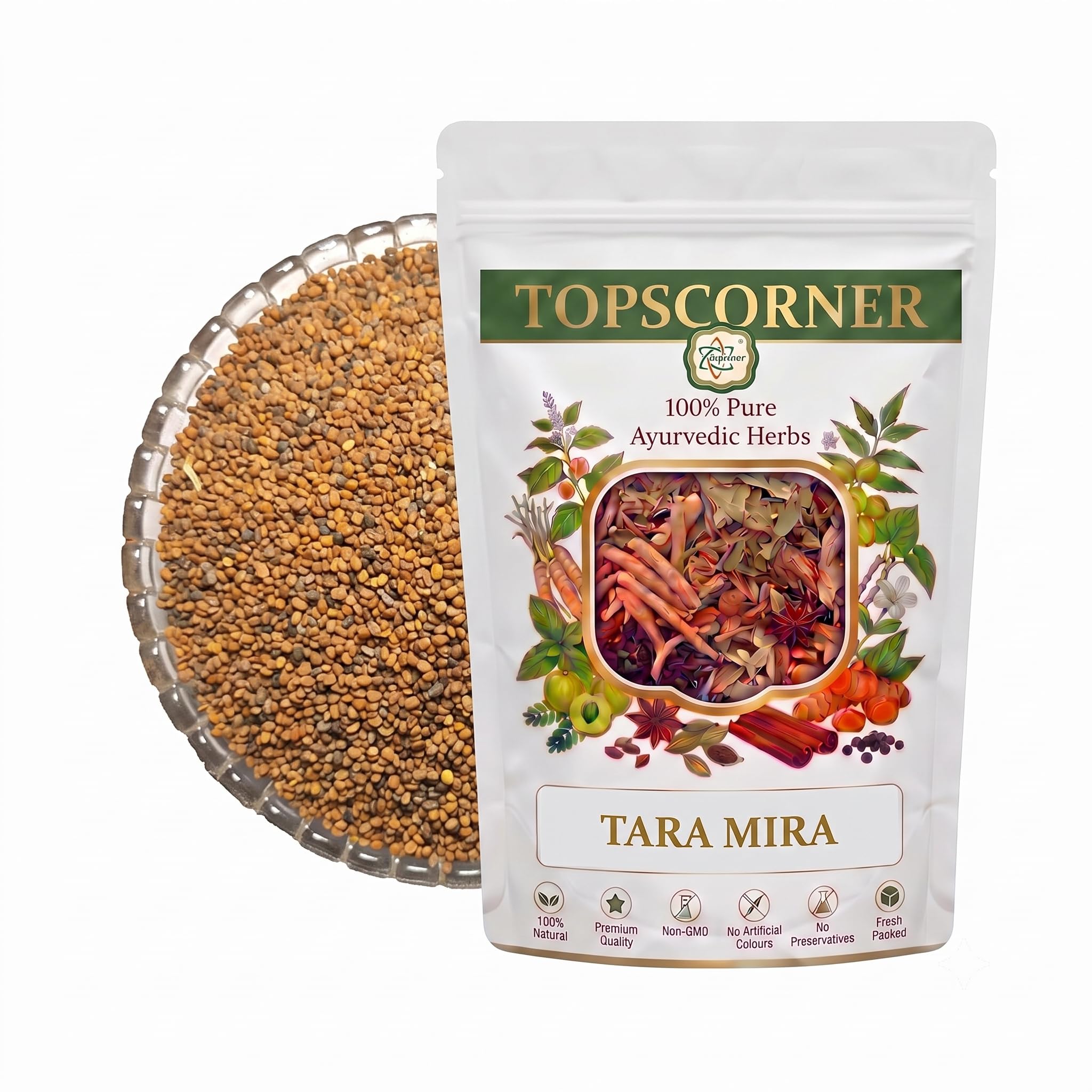 Topscorner Taramira Beej - Taramira Seeds - Arugula Seed, 100 Grams Pack-image-22