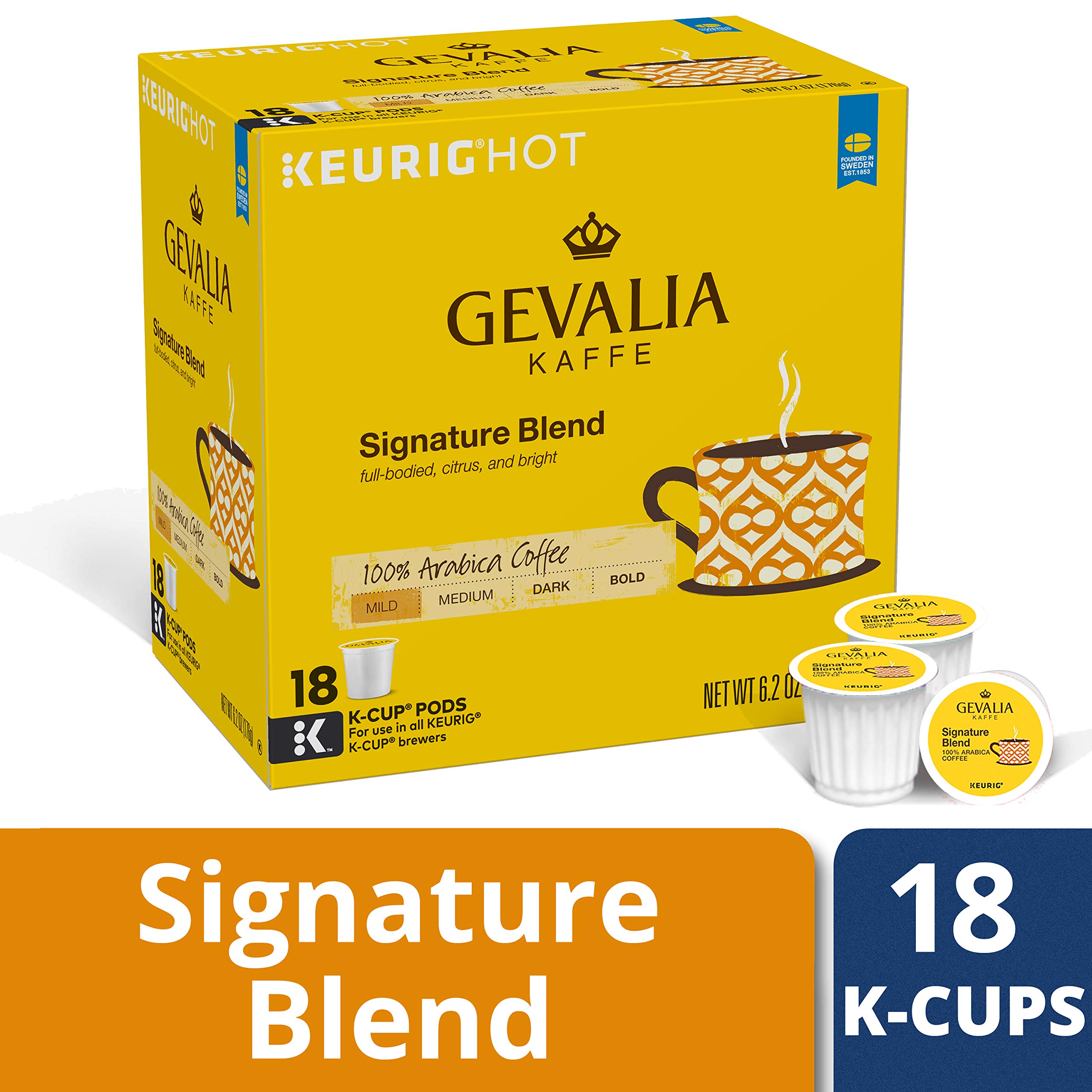 Amazon.com: Gevalia Signature Blend K-Cups, 18 ct : Grocery