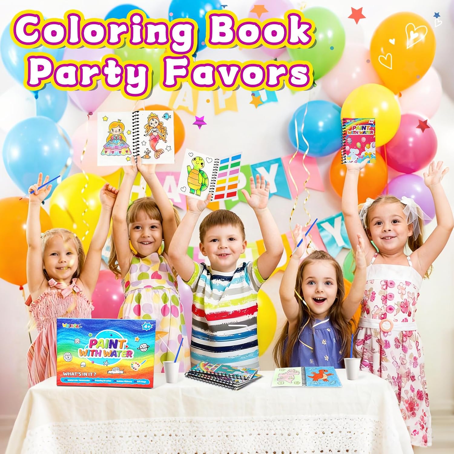24 Pack Coloring Books Party Favors for Kids Ages 4-8 Brithday Party Favor Goodie Bags Stuffers for Kids Students Birthday Return Gifts Classroom Prizes Art Crafts